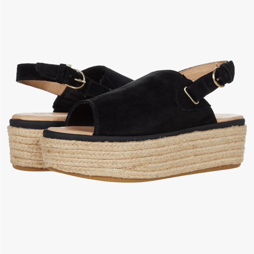 NWOT Sperry Delmare Plushwave Flatform Boat Shoe size 10 Platform Wedge Sandal